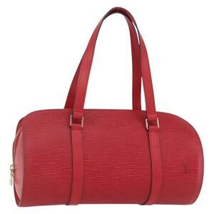 LOUIS VUITTON Epi Soufflot Hand Bag Red M52227 LV Auth mr1713
